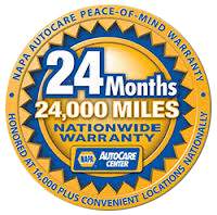 Duke Auto Body national warranty logo